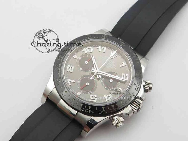 Daytona 116519LN 2016 Baselworld JH Best Edition Gray Dial On Rubber Strap A4130 (Free XS rubber strap)