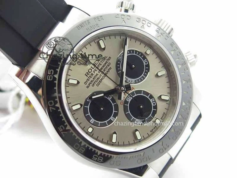 Daytona 116519LN 2016 Baselworld JH Best Edition Gray Dial On Rubber Strap A4130 (Free XS rubber strap)