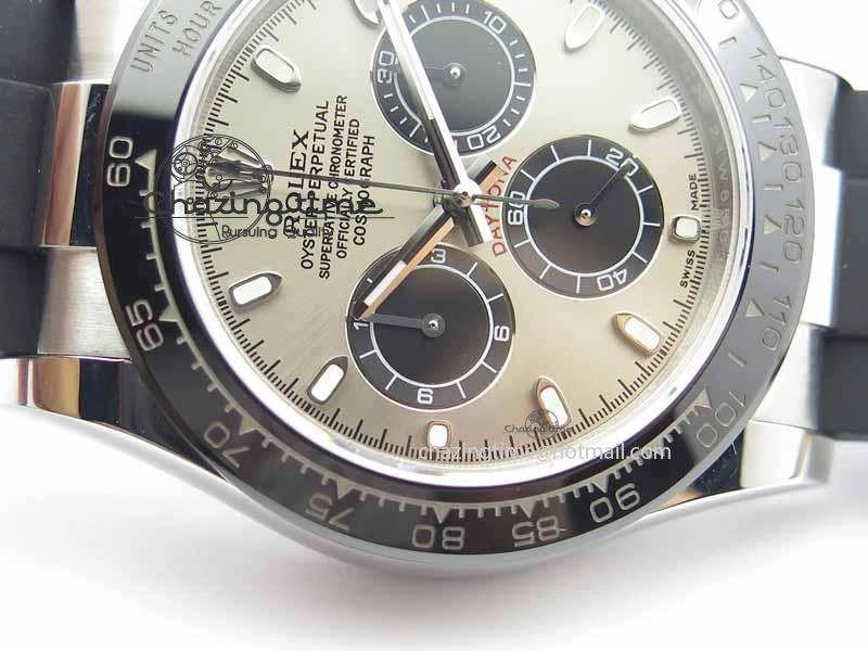 Daytona 116519LN 2016 Baselworld JH Best Edition Gray Dial On Rubber Strap A4130 (Free XS rubber strap)