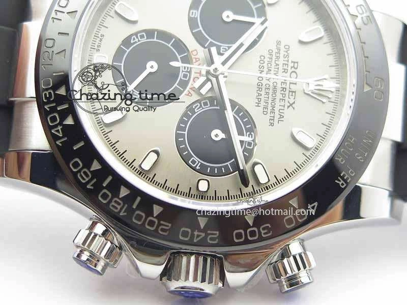 Daytona 116519LN 2016 Baselworld JH Best Edition Gray Dial On Rubber Strap A4130 (Free XS rubber strap)