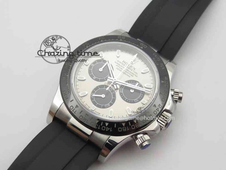 Daytona 116519LN 2016 Baselworld JH Best Edition Gray Dial On Rubber Strap A4130 (Free XS rubber strap)