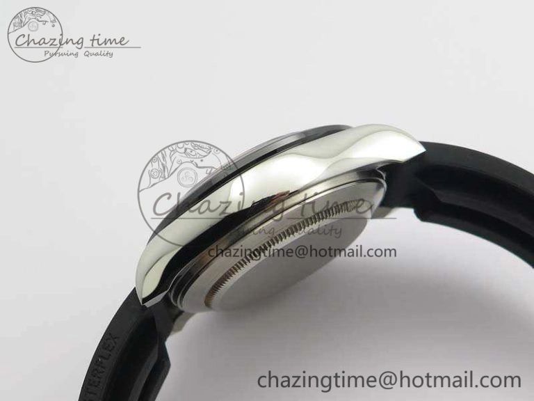 Daytona 116519LN JH Best Edition Black Dial Crystal Markers On Rubber Strap A4130 (Free XS Rubber Strap)