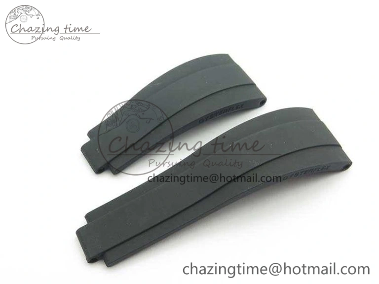 Daytona 116519LN JH Best Edition Black Dial Crystal Markers On Rubber Strap A4130 (Free XS Rubber Strap)