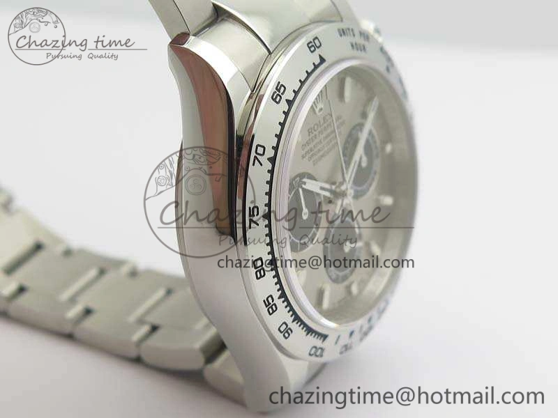 Daytona 116519LN JH Best Edition Gray Dial SS Bezel On SS Bracelet A4130