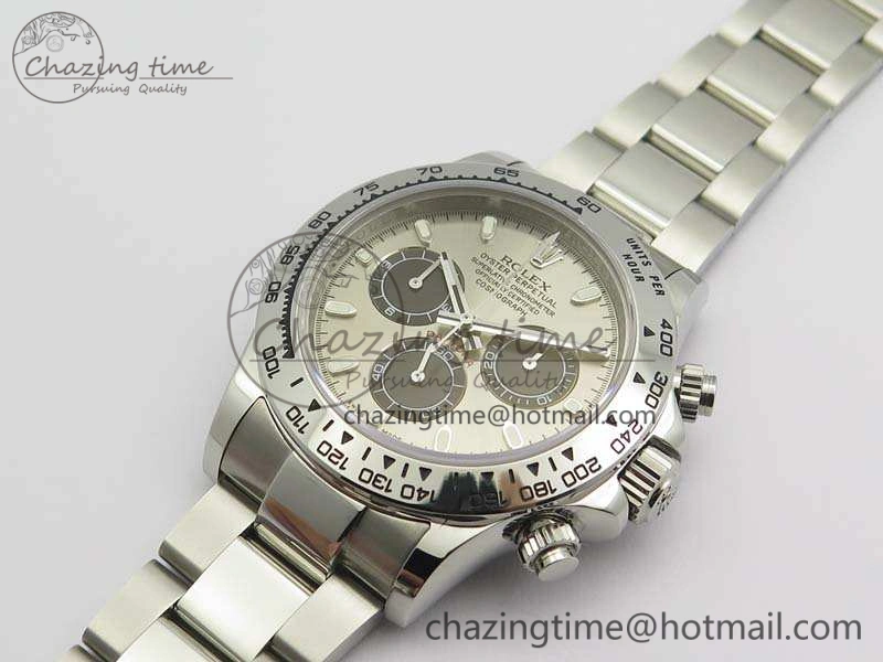 Daytona 116519LN JH Best Edition Gray Dial SS Bezel On SS Bracelet A4130