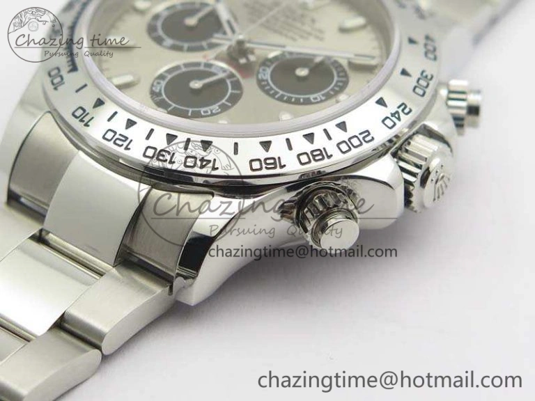 Daytona 116519LN JH Best Edition Gray Dial SS Bezel On SS Bracelet A4130