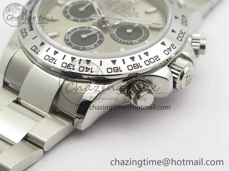 Daytona 116519LN JH Best Edition Gray Dial SS Bezel On SS Bracelet A4130