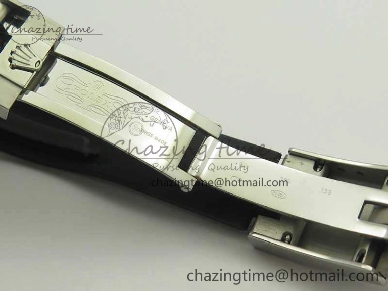 Daytona 116519LN JH Best White MOP Crystal Dial On Rubber Strap A4130 (Free XS Rubber )