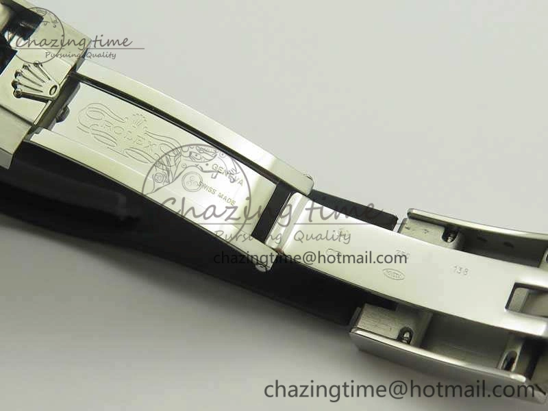 Daytona 116519LN JH Best White MOP Crystal Dial On Rubber Strap A4130 (Free XS Rubber )
