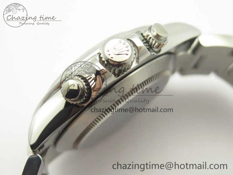 Daytona 116520 ARF 1:1 Best Edition 904L SS Case and Bracelet White Dial A4130 Super Clone V2