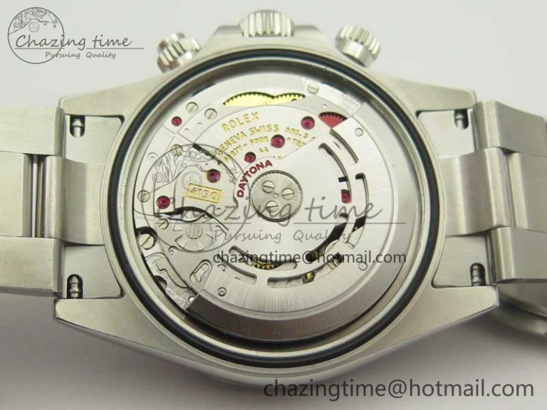 Daytona 116520 ARF 1:1 Best Edition 904L SS Case and Bracelet White Dial A4130 Super Clone V2