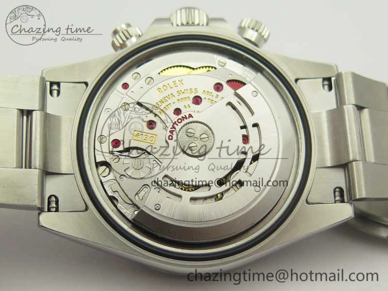 Daytona 116520 ARF 1:1 Best Edition 904L SS Case and Bracelet White Dial A4130 Super Clone V2