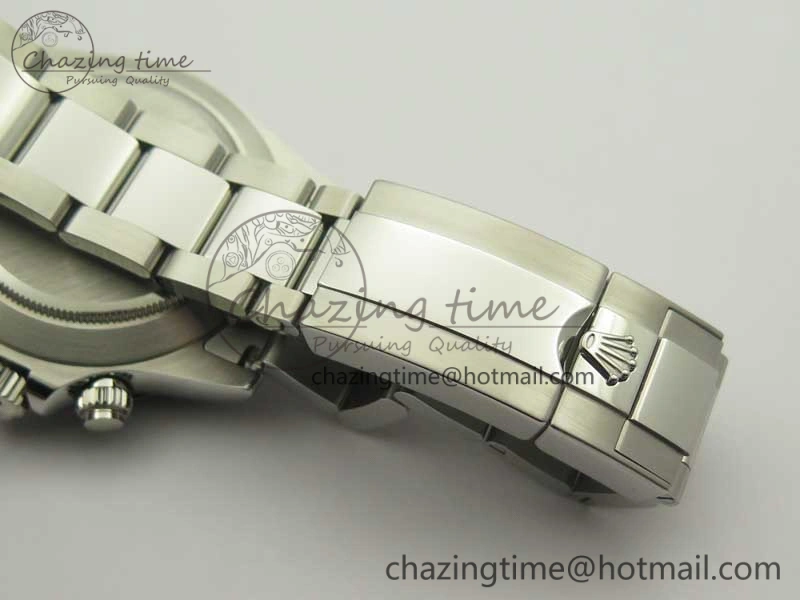 Daytona 116520 ARF 1:1 Best Edition 904L SS Case and Bracelet White Dial A4130 Super Clone V2