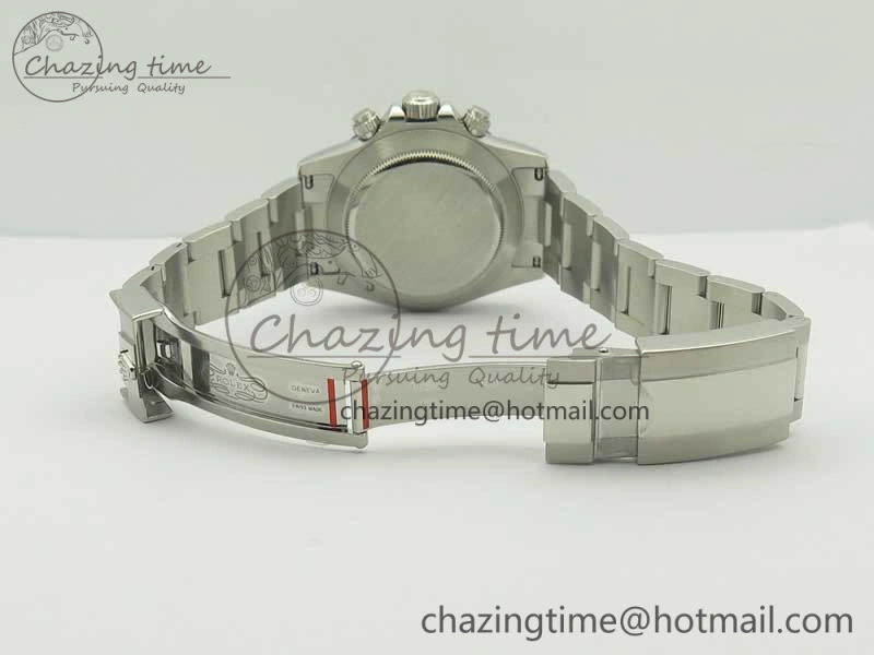 Daytona 116520 ARF 1:1 Best Edition 904L SS Case and Bracelet White Dial A4130 Super Clone V2