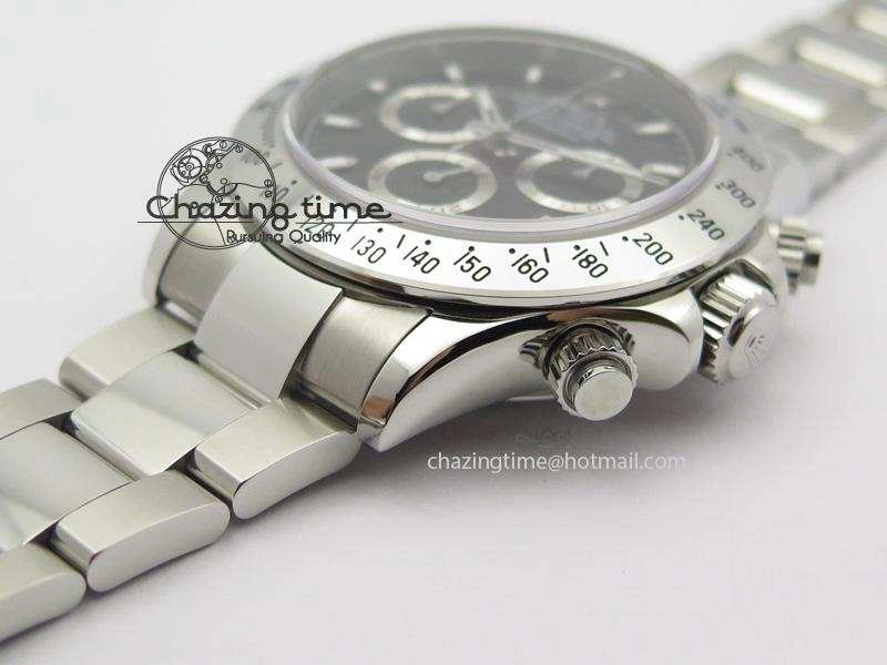 Daytona 116520 BP Maker Best Edition Black Dial On SS Bracelet A7750 V2