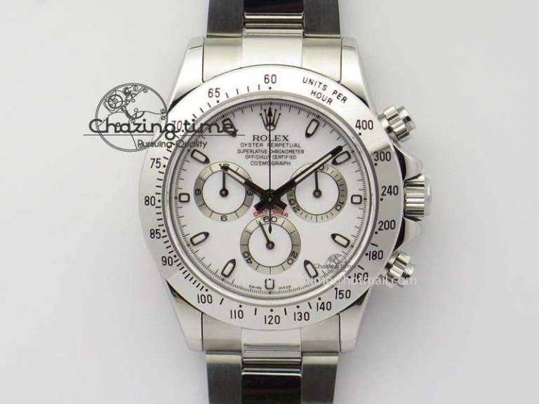 Daytona 116520 BP Maker Best Edition White Dial On SS Bracelet A7750 V2
