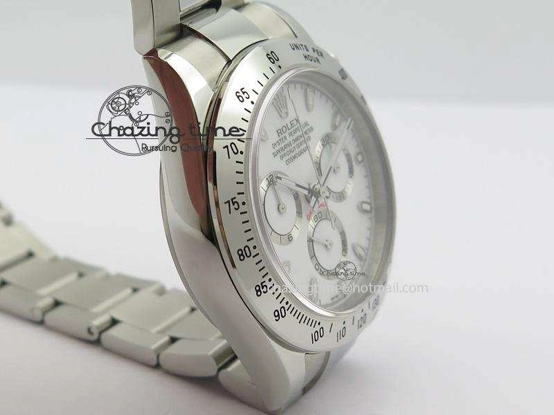 Daytona 116520 BP Maker Best Edition White Dial On SS Bracelet A7750 V2