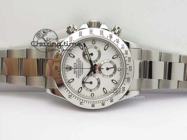 Daytona 116520 BP Maker Best Edition White Dial On SS Bracelet A7750 V2