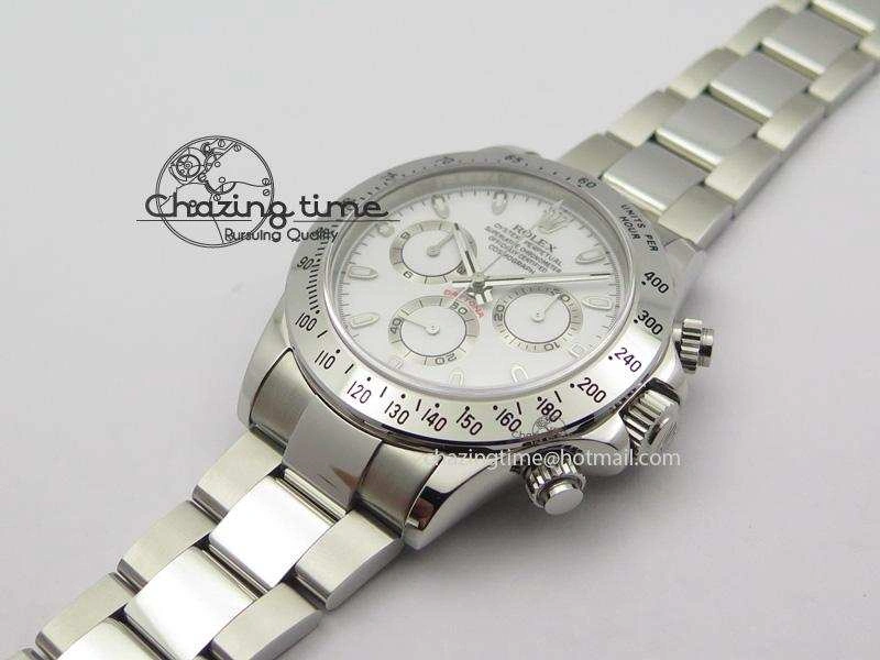 Daytona 116520 BP Maker Best Edition White Dial On SS Bracelet A7750 V2
