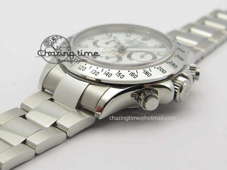 Daytona 116520 BP Maker Best Edition White Dial On SS Bracelet A7750 V2