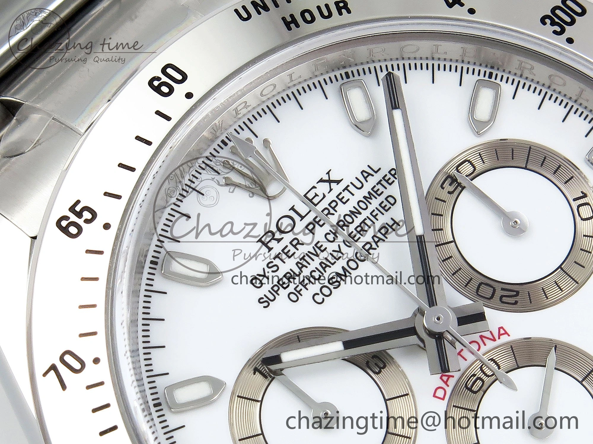 Daytona 116520 Clean 1:1 Best Edition 904L SS Case and Bracelet White Dial SA4130 V2