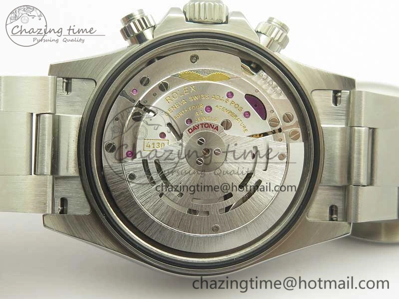Daytona 116520 GMF Best Edition 904L SS Case and Bracelet White Dial A4130