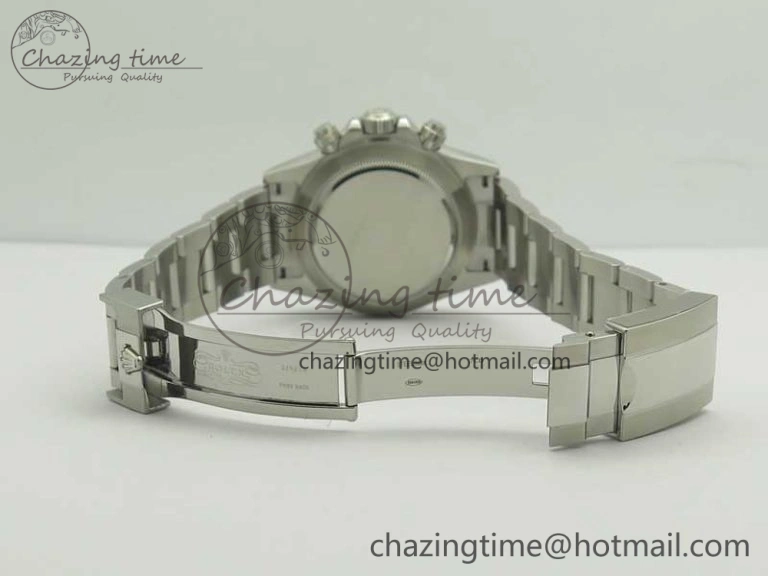 Daytona 116520 GMF Best Edition 904L SS Case and Bracelet White Dial A4130