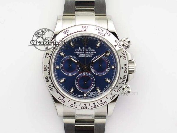Daytona 116520 JF Best Edition Blue Dial On SS Bracelet A7750