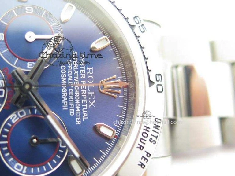 Daytona 116520 JF Best Edition Blue Dial On SS Bracelet A7750