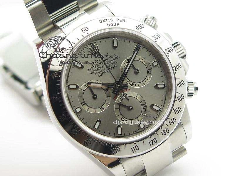 Daytona 116520 JF Best Edition Silver Dial On SS Bracelet A7750
