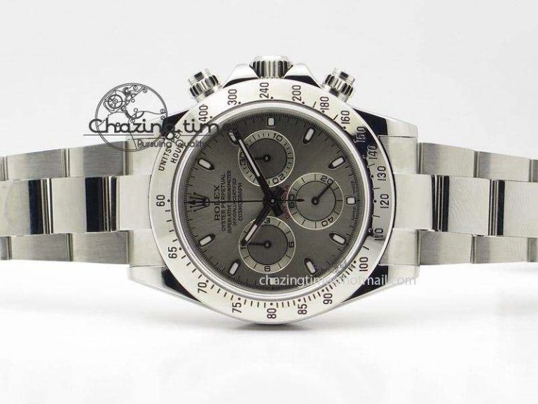 Daytona 116520 JF Best Edition Silver Dial On SS Bracelet A7750