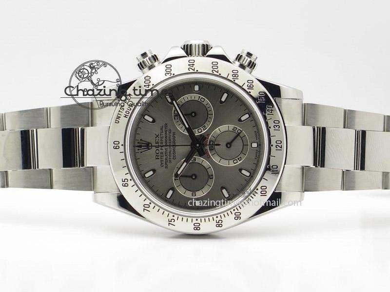 Daytona 116520 JF Best Edition Silver Dial On SS Bracelet A7750