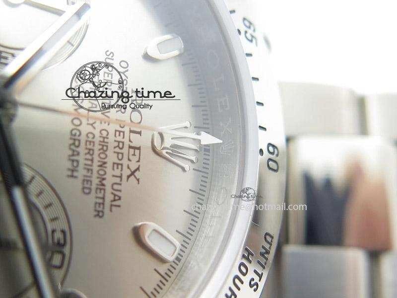 Daytona 116520 JF Best Edition Silver Dial On SS Bracelet A7750