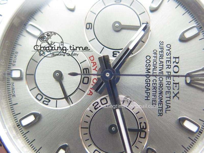 Daytona 116520 JF Best Edition Silver Dial On SS Bracelet A7750