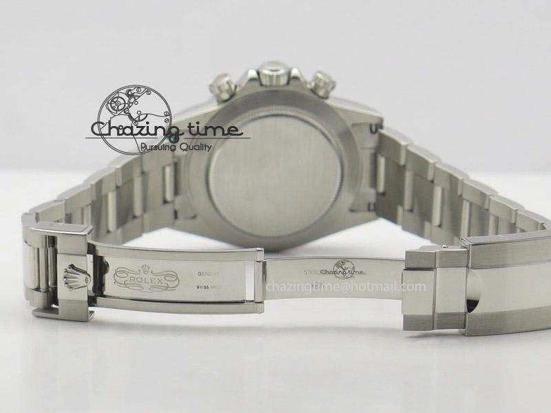 Daytona 116520 JF Best Edition White Dial On SS Bracelet A23J (Same Thickness as Genuine)