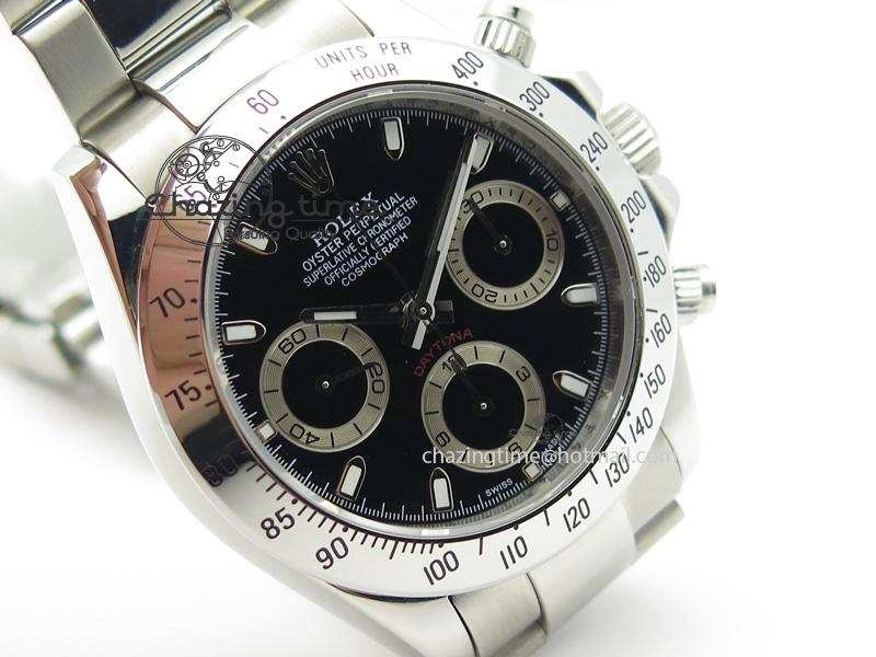 Daytona 116520 JF Sec@9 Edition Black Dial On SS Bracelet A7750