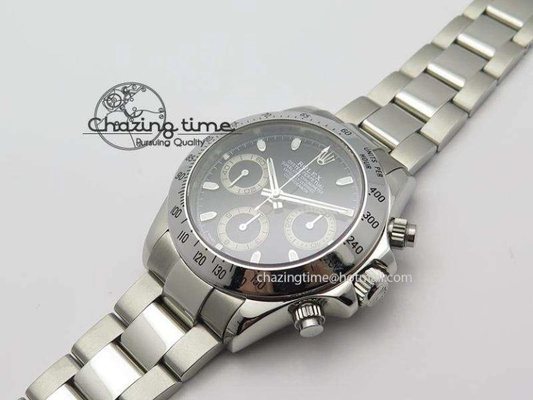 Daytona 116520 JF Sec@9 Edition Black Dial On SS Bracelet A7750