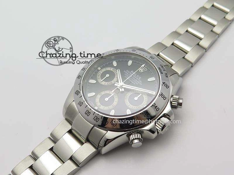 Daytona 116520 JF Sec@9 Edition Black Dial On SS Bracelet A7750