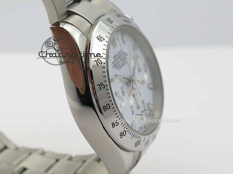 Daytona 116520 JF Sec@9 Edition White Dial On SS Bracelet A7750