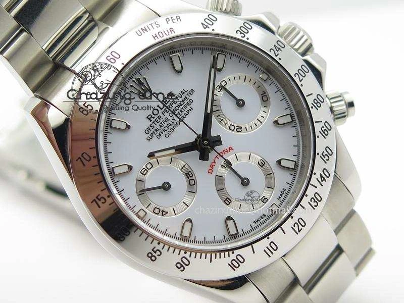 Daytona 116520 JF Sec@9 Edition White Dial On SS Bracelet A7750