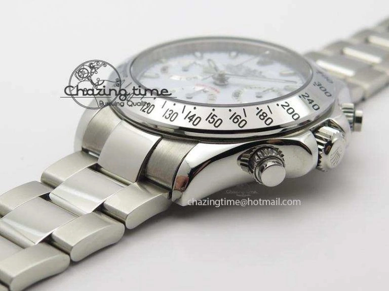 Daytona 116520 JF Sec@9 Edition White Dial On SS Bracelet A7750