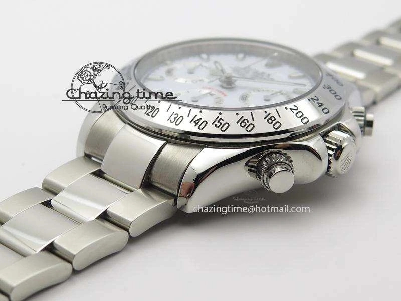 Daytona 116520 JF Sec@9 Edition White Dial On SS Bracelet A7750