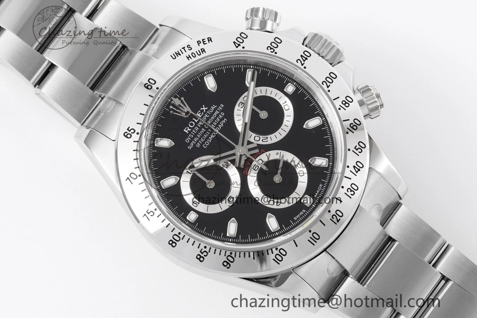 Daytona 116520 KING 1:1 Best Edition Black Dial on SS Bracelet SH4130