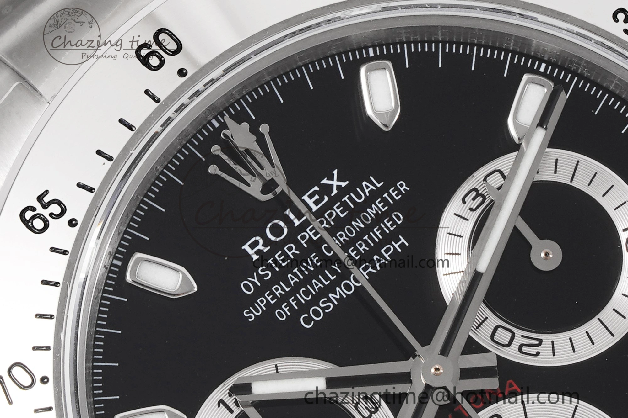 Daytona 116520 KING 1:1 Best Edition Black Dial on SS Bracelet SH4130