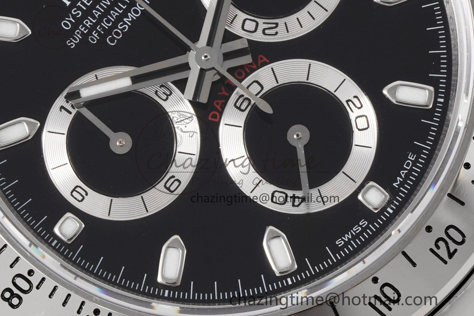 Daytona 116520 KING 1:1 Best Edition Black Dial on SS Bracelet SH4130