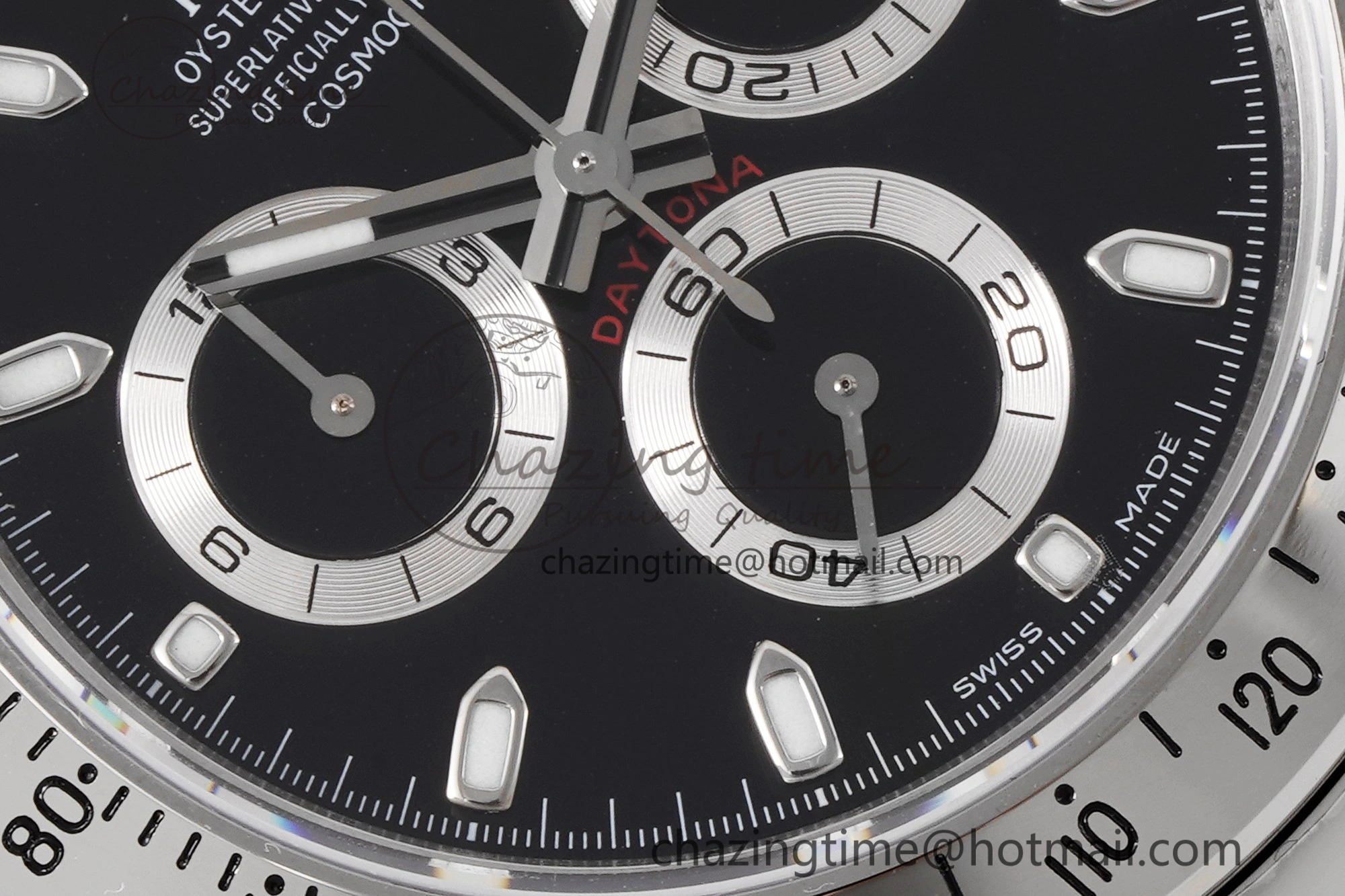 Daytona 116520 KING 1:1 Best Edition Black Dial on SS Bracelet SH4130