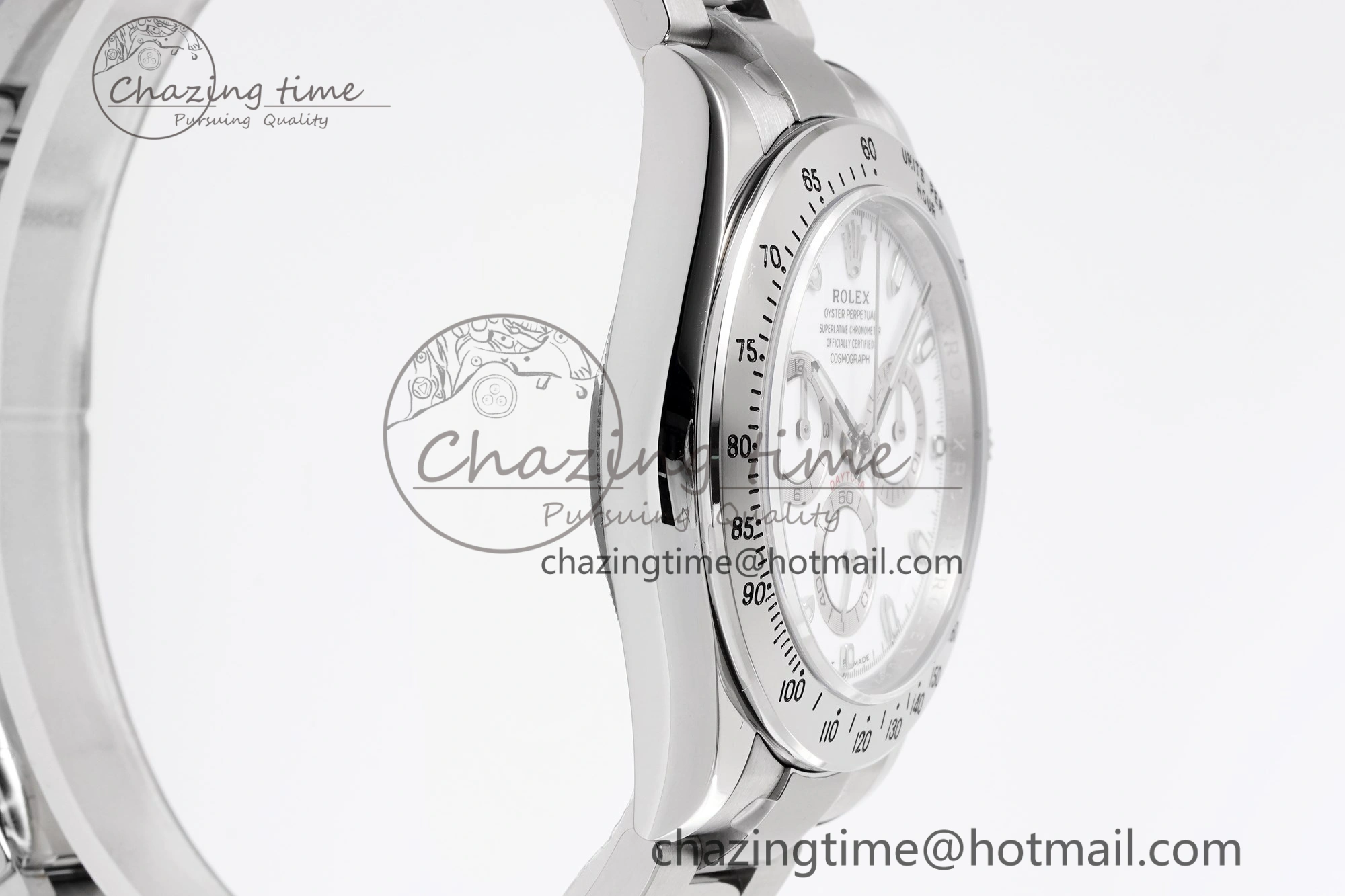 Daytona 116520 KING 1:1 Best Edition White Dial on SS Bracelet SH4130