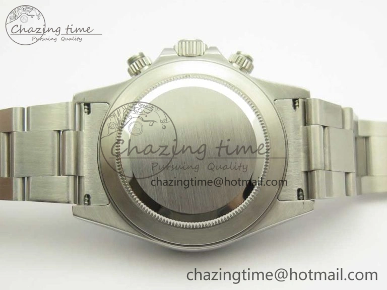 Daytona 116520 LV SS BLF Best Edition White Dial On SS Bracelet A4130