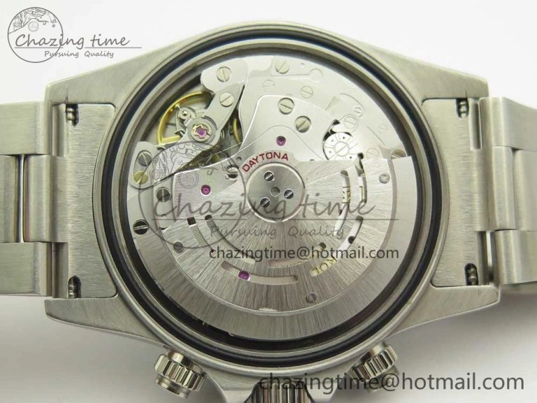 Daytona 116520 LV SS BLF Best Edition White Dial On SS Bracelet A4130