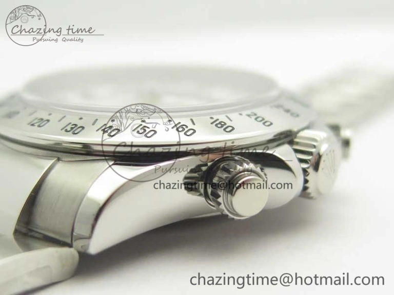 Daytona 116520 Noob 1:1 Best Edition 904L SS Case and Bracelet White Dial SA4130